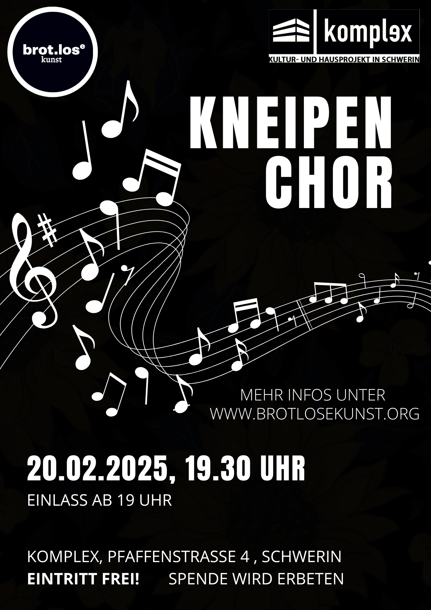 2. Kneipenchor am 20.02.2025 im Komplex Schwerin