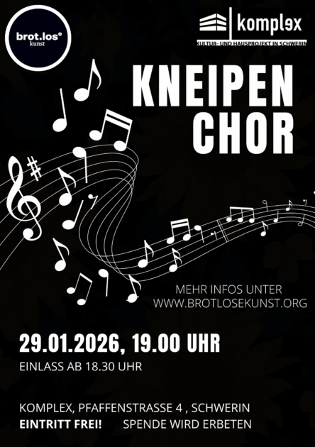 Plakat Kneipenchor 29.01.2026 Plakat Kneipenchor 29.01.2026
